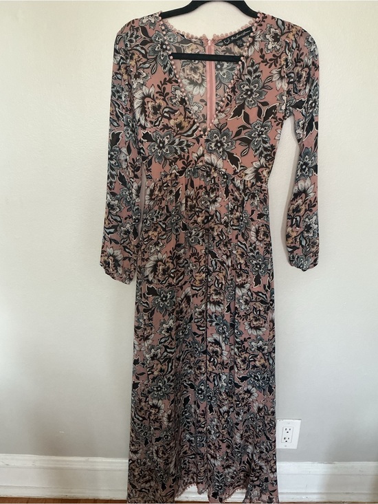 For Love And Lemons Dresses & Skirts - For Love & Lemons Dusty Pink Floral Maxi Dress